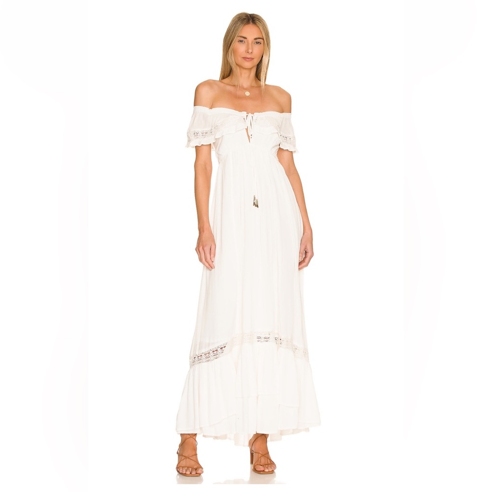 Free People - Moonlight Ocean Maxi in Ivory - Small